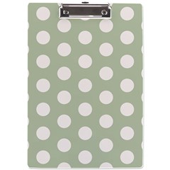 Polk Dots Seamless Pattern A4 Acrylic Clipboard by Safari