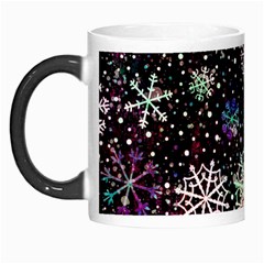 Shiny Winter Snowflake Abstract Christmas Cold Crystal December Morph Mug by Bedest