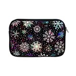 Shiny Winter Snowflake Abstract Christmas Cold Crystal December Apple iPad Mini Zipper Cases Front