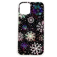 Shiny Winter Snowflake Abstract Christmas Cold Crystal December Iphone 12 Pro Max Tpu Uv Print Case by Bedest