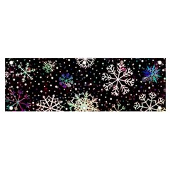 Shiny Winter Snowflake Abstract Christmas Cold Crystal December Banner And Sign 6  X 2  by Bedest