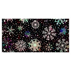 Shiny Winter Snowflake Abstract Christmas Cold Crystal December Banner And Sign 6  X 3  by Bedest