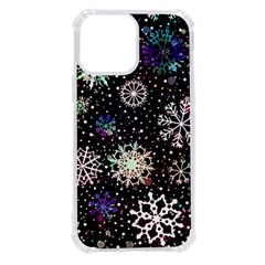 Shiny Winter Snowflake Abstract Christmas Cold Crystal December Iphone 13 Pro Max Tpu Uv Print Case by Bedest