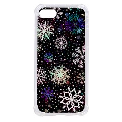 Shiny Winter Snowflake Abstract Christmas Cold Crystal December Iphone Se by Bedest