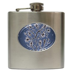 Nature Charm Drawing  Hip Flask (6 Oz)