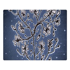 Nature Charm Drawing  Premium Plush Fleece Blanket (large)