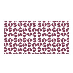 Bk Love In Pieces Print Pattern Design Satin Wrap 35  x 70 