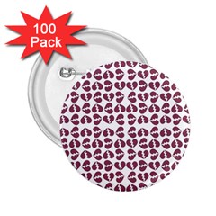 Love In Pieces Print Pattern Design 2 25  Buttons (100 Pack) 