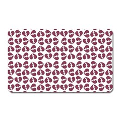 Love In Pieces Print Pattern Design Magnet (rectangular)