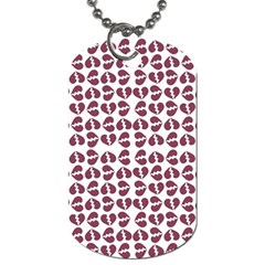 Love In Pieces Print Pattern Design Dog Tag (one Side) by dflcprintsclothing