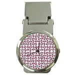 Love In Pieces Print Pattern Design Money Clip Watches Front