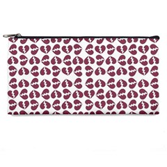 Love In Pieces Print Pattern Design Pencil Case by dflcprintsclothing