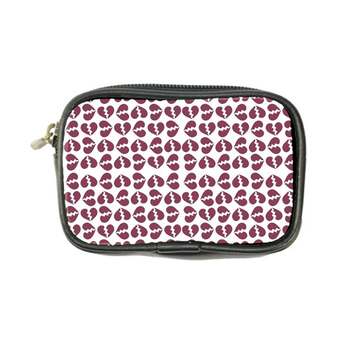 Love In Pieces Print Pattern Design Coin Purse