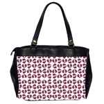 Love In Pieces Print Pattern Design Oversize Office Handbag (2 Sides) Back