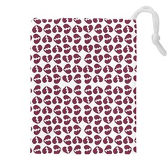 Love In Pieces Print Pattern Design Drawstring Pouch (4xl) by dflcprintsclothing