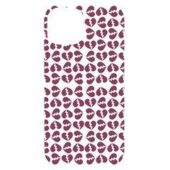 Love In Pieces Print Pattern Design Iphone 14 Black Uv Print Case by dflcprintsclothing