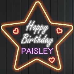 Personalized Happy Birthday Name Neon Signs and Lights