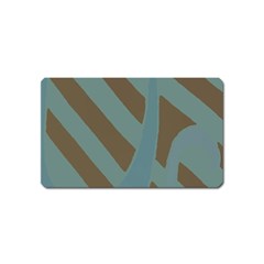 Earthbound Geometry Print Magnet (name Card) by dflcprintsclothing