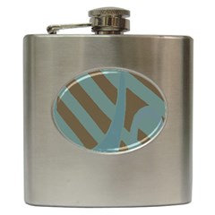 Earthbound Geometry Print Hip Flask (6 Oz) by dflcprintsclothing