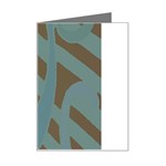 Earthbound Geometry Print Mini Greeting Card Left