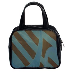 Earthbound Geometry Print Classic Handbag (two Sides) by dflcprintsclothing