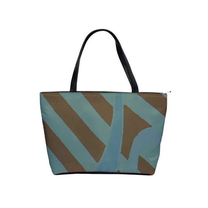 Earthbound Geometry Print Classic Shoulder Handbag