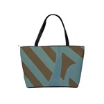 Earthbound Geometry Print Classic Shoulder Handbag Back