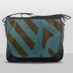 Earthbound Geometry Print Messenger Bag by dflcprintsclothing