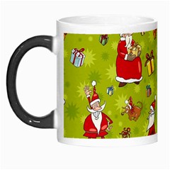 Background With Santa Claus, Christmas Decorations Morph Mug by kyorashop23