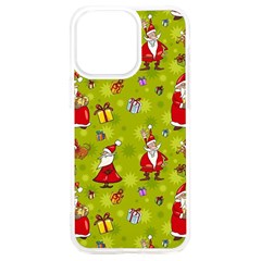 Background With Santa Claus, Christmas Decorations Iphone 15 Plus Tpu Uv Print Case by kyorashop23