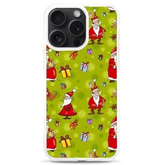 Background With Santa Claus, Christmas Decorations Iphone 15 Pro Max Tpu Uv Print Case by kyorashop23