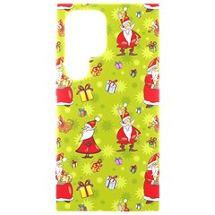 Background With Santa Claus, Christmas Decorations Samsung Galaxy S24 Ultra 6 9 Inch Black Tpu Uv Case by kyorashop23