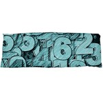 Blue Digits Background, Artwork, Numbers Body Pillow Case (Dakimakura) Body Pillow Case