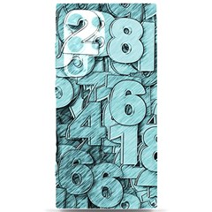 Blue Digits Background, Artwork, Numbers Samsung Galaxy S24 Ultra 6 9 Inch Black Tpu Uv Case by kyorashop23