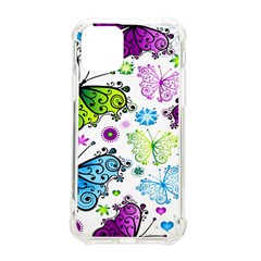 Butterflies, Abstract, Background, Colorful Iphone 11 Pro 5 8 Inch Tpu Uv Print Case by kyorashop23