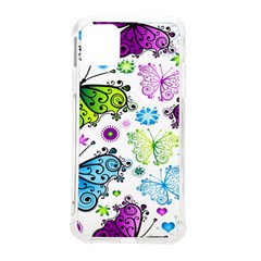 Butterflies, Abstract, Background, Colorful Iphone 11 Pro Max 6 5 Inch Tpu Uv Print Case by kyorashop23