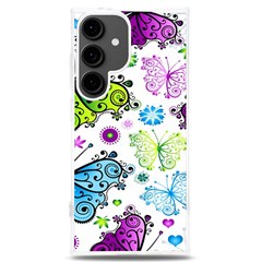 Butterflies, Abstract, Background, Colorful Samsung Galaxy S24 Plus 6 7 Inch Tpu Uv Case