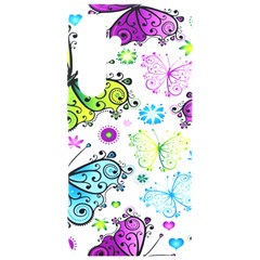 Butterflies, Abstract, Background, Colorful Samsung Galaxy S24 6 2 Inch Black Tpu Uv Case by kyorashop23