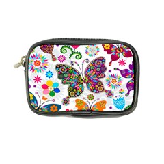 Butterflies, Abstract, Colorful, Floral, Flowers Coin Purse by kyorashop23