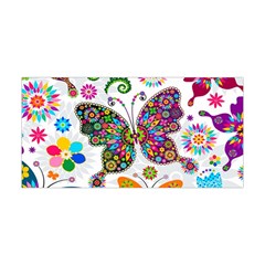 Butterflies, Abstract, Colorful, Floral, Flowers Yoga Headband by kyorashop23