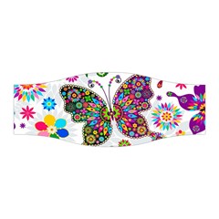 Butterflies, Abstract, Colorful, Floral, Flowers Stretchable Headband by kyorashop23