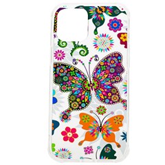 Butterflies, Abstract, Colorful, Floral, Flowers Iphone 12 Pro Max Tpu Uv Print Case by kyorashop23