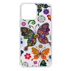 Butterflies, Abstract, Colorful, Floral, Flowers Iphone 13 Pro Max Tpu Uv Print Case by kyorashop23