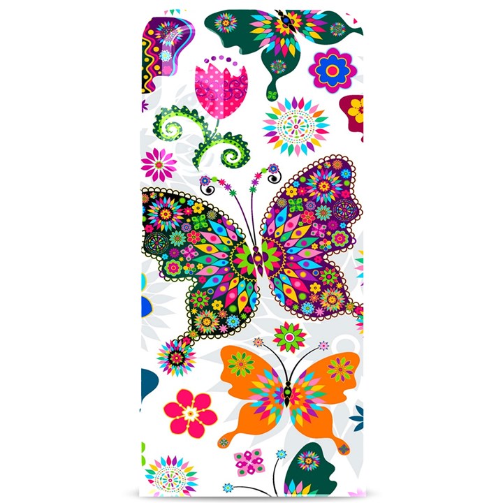 Butterflies, Abstract, Colorful, Floral, Flowers Samsung Galaxy S24 Plus 6.7 Inch Black TPU UV Case