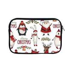 Christmas Characters Pattern, Xmas Backgrounds Apple Ipad Mini Zipper Cases by kyorashop23