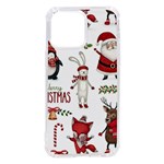 Christmas Characters Pattern, Xmas Backgrounds iPhone 14 Pro Max TPU UV Print Case Front