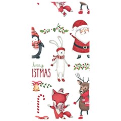 Christmas Characters Pattern, Xmas Backgrounds Iphone 15 Pro Black Uv Print Pc Hardshell Case by kyorashop23