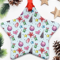 Christmas Decorations Pattern, Xmas Backgrounds Ornament (star)