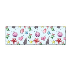 Christmas Decorations Pattern, Xmas Backgrounds Sticker Bumper (100 Pack) by kyorashop23