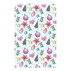 Christmas Decorations Pattern, Xmas Backgrounds Shower Curtain 48  X 72  (small)  by kyorashop23